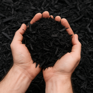 Pine Bark Mulch - Black