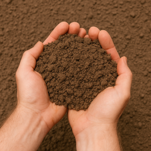 Screened Loam – ½” Premium Blend